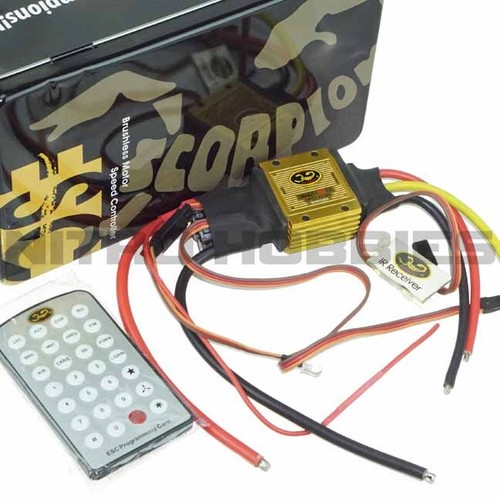 Scorpion Commander V 50V 130A ESC / Speed Control (OPTO) w/ Programming Card