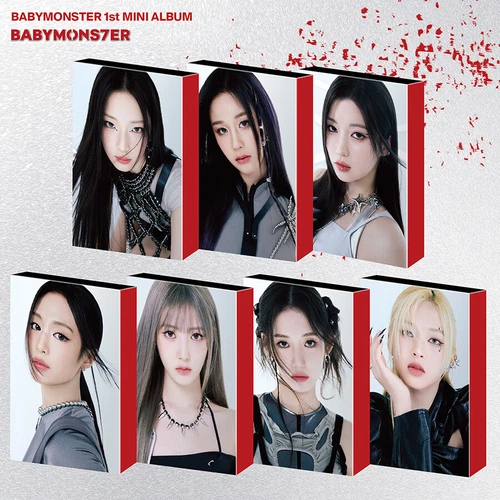 BABYMONSTER [BABYMONS7ER] 1st Mini Album YG TAG Ver/QR Card+2 Book+3 Photo Card