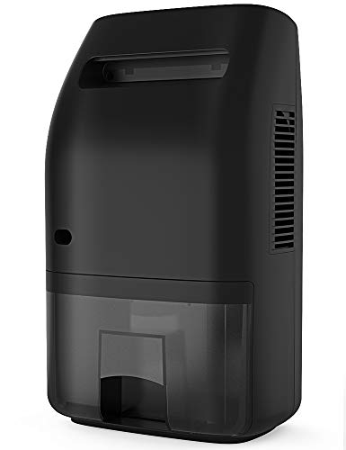 Afloia Dehumidifier for Home 2000ML(68 oz) Water Tank, Portable Quiet Dehumidifier 2200 Cubic Feet(269 sq.ft) Home Electric Dehumidifiers for Bathroom Space Bedroom Kitchen Caravan Office (Dark)
