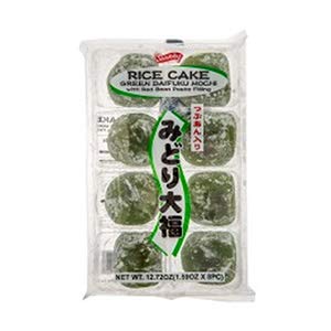 Shirakiku Azuki Green Daifuku Mochi Rice Cake 12.72oz, pack of 1
