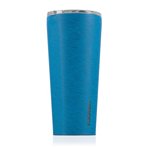 Corkcicle Tumbler - Heathered Collection - Triple Insulated Stainless Steel Travel Mug, Heathered Navy, 24 oz