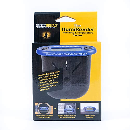Music Nomad MN305 HumiReader Hygrometer, Humidity, and Temperature Monitor