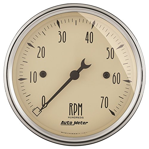 AUTO METER 1898 Antique Beige Electric Tachometer