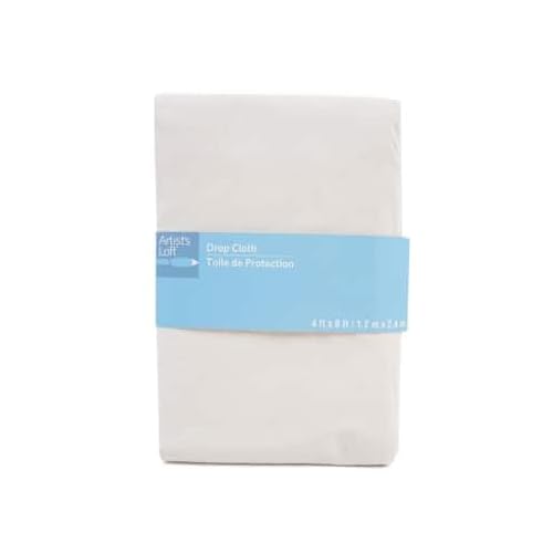 White Drop Cloth, 4ft. x 8ft. by Artists Loft