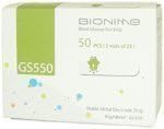 Bionime Rightest GS550 Blood Glucose Test Strips- 50 ct.