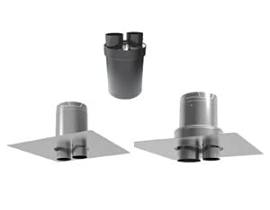 Duravent 46DVA-CLTA Direct Vent Pro Co-Linear Adapter, 3" Exhaust, 4" x 6.625" Size