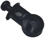 Peterbilt S8121-4 Sleeper Curtain Clips, Black Plastic, Interior Truck Accessory, 25 Pack