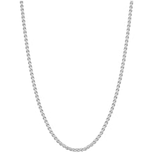 Timelike Silver Wheat Chains for Men and Women, Silver Tone/14K / 28 Inch Necklace Smooth and hypoallergenic chain necklace for mens