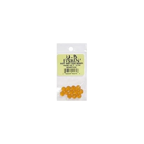 BnR Tackle SBRED16 Soft Beads, 16 mm, Red, Neutral Buoyancy, 10Pack