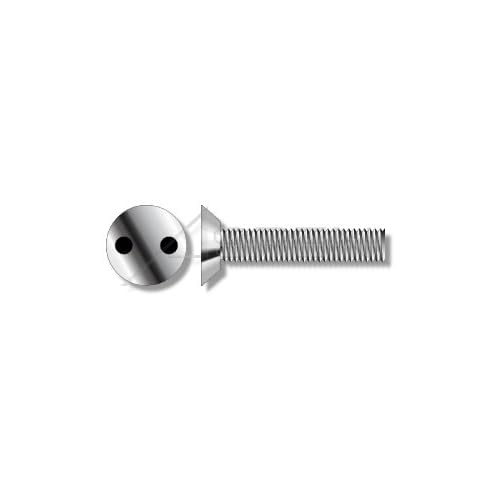 2500pcs 14-20 X 38 Security Machine Screws Flat Undercut Head Drilled Spanner Stainless Steel in USA by Aspen Fasteners, AFTPR-121970-D5