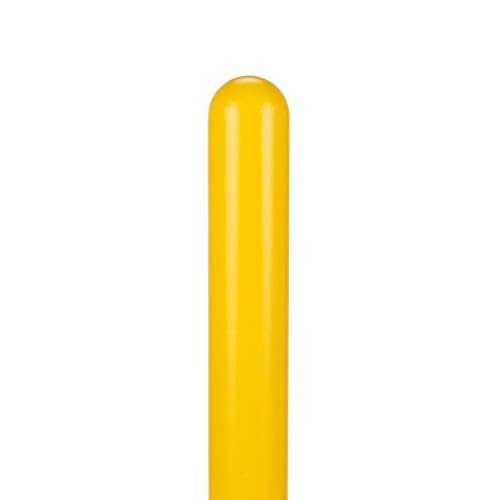Innoplast BollardGard 4 x 52 1-Pack Round Top Bollard Cover Yellow No Tape