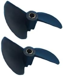 Rc Marine Three-blade Propeller Nylon Paddle 40mm Propellers 4mm Pitch Prop for DIY RC Boat Parts RC Boat Outboard Propellers