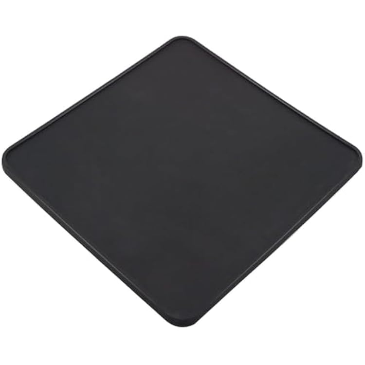 Coffee Tamper Mat for Portafilter - Silicone Tamping Pad -Espresso Machine Accessories Black