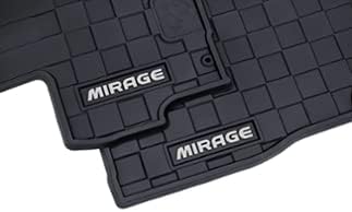 MZ314923 - Genuine Mitsubishi All Weather Floor Mats 4 piece Set - Fits Mirage G4 (NOT for Hatchback) 2017 2018 2019 2020 2021 2022 2023 2024 2025 - MZ314923