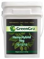 GreenGro Hybrid Veg, Water-Soluble Fertilizer for Plants, Highly Concentrated Liquid Plant Food for Indoor & Outdoor Gardens 12-12-12 25lb