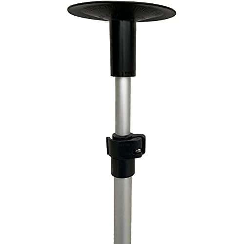 Support Pole Kit Includes Rubber Pole Base and Flex Support for Tenting Boat Covers When Venting Isnt Required, Adjusts 39 to 70