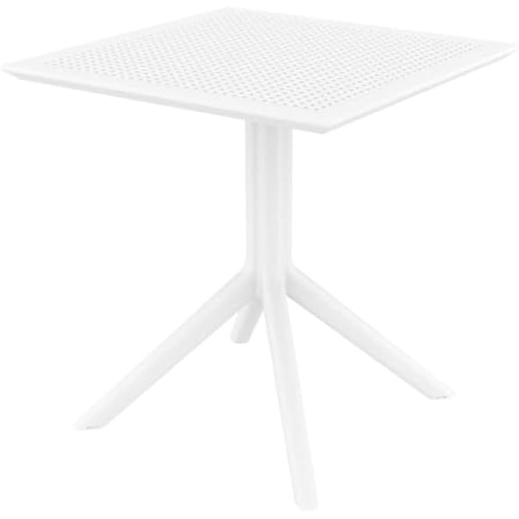 Compamia Sky Square Table 27 inch White