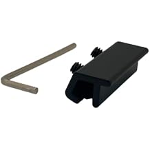 NU-SET Lock | Tamper Resistant Sliding Window Lock | Double Hex Screw Window Lock for Window Security | Home Improvement & Door Hardware, Black