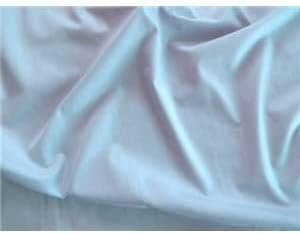 Valentina Textile inc, Broadcloth/Poly Cotton Blend Fabric, 58/60" Wide, Sells by The Yard (1 Yard, Baby Blue)