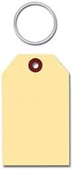 Manila Key Tags - Tag w/ 7/8" Ring Separate