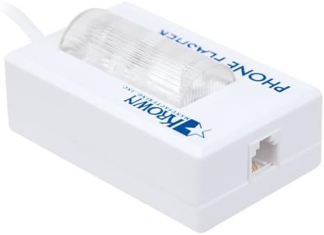 Krown Phone Strobe Flasher, Corded, White