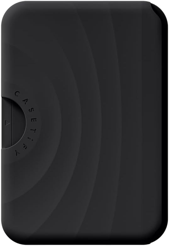 CASETiFY Snappy Ripple Wallet [Campatible with Magsafe] - Black