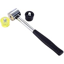 Mini Soft Rubber Hammer Hammer Hardware Tool Multifunctional Removable Double End Steel Pipe Handle Installation Hammer