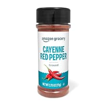 Amazon Grocery, Ground Cayenne Red Pepper, 2.75 Oz