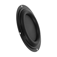 NUOBESTY Rubber Vibration Plate for Subwoofer Bass Diaphragm Passive Radiator Speaker Membrane Replacement Audio Woofer Vibration Membrane Compatible with Various Speaker Systems