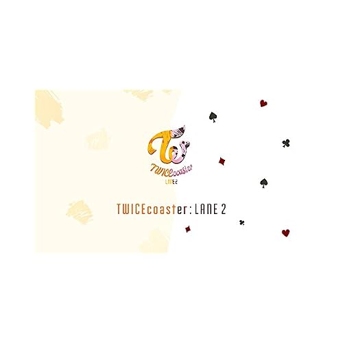 JYP Entertainment Twice - TWICEcoaster : Lane 2 (Special Album) CD+96p Photobook+Sticker+1Photocard+Lyricsbook+1Knock Knock Goods+Double Side Extra Photocards Set