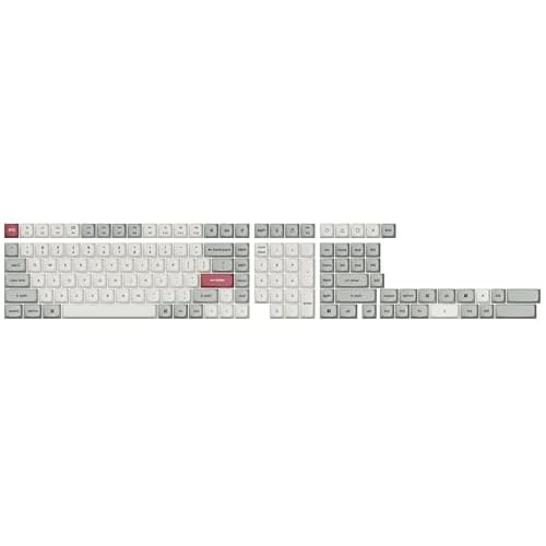 Keychron OSA Profile Double-Shot PBT Keycap Full Keycap Set 141 Keys - Retro, Compatible with MX Mechanical Switches, Non-Shine-Through, Fits ANSI Layouts 100%, TKL, 96%, 75%, 65%, 60%