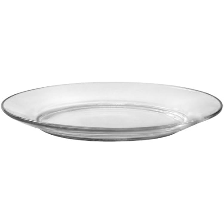 Duralex Made In France Lys 7 12 Inch Clear Dessert Plate, Set of 6