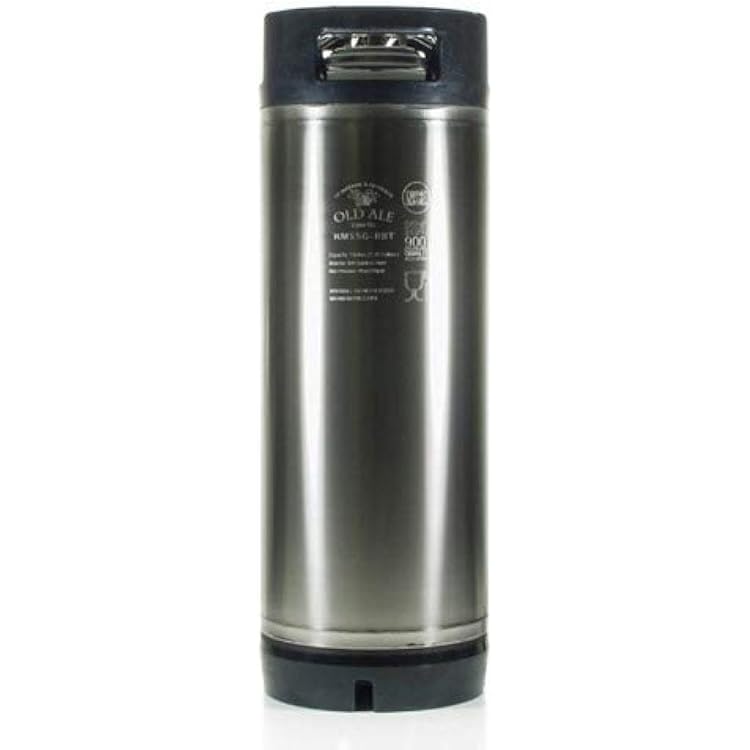 The Homebrew Shop 5 Gallon Home Brew Keg - New Ball Lock - Stainless Steel Product Tank 1 Pack 5 Gal