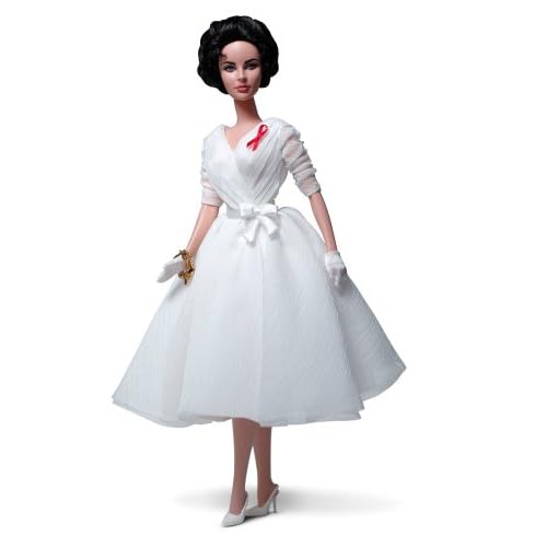 Mattel 2012 Elizabeth Taylor White Diamonds Silkstone Barbie Doll