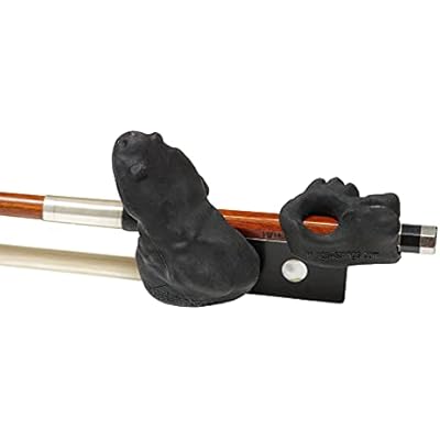 Original Bow Buddy Concert Black 2-Piece Set: Things 4 Strings Bow Hold Buddies ViolinViola Teaching Aid Accessory
