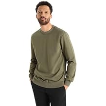 Icebreaker Merino mens Central Long Sleeve Casual Wool Lounge Sweatshirt