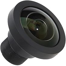 Fisheye Camera Lens, 185 Wide Angle Fisheye Lens, HD 12 Megapixel Lens, M12 Panoramic CCTV Camera Lens, 1.3mm 1/2.7in High Definition Sports Camera Panorama Lens