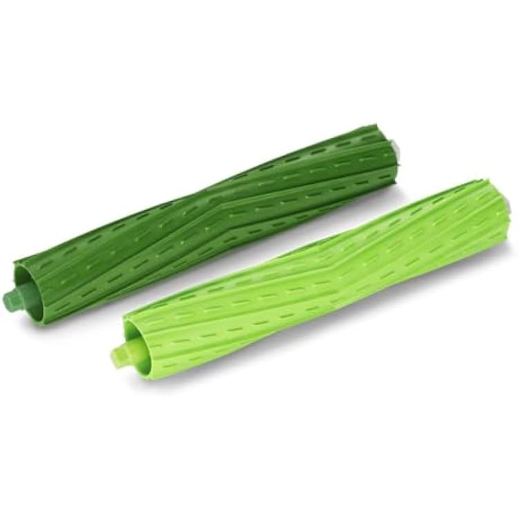 iRobot Roomba Authentic Replacement Parts - e,i,& j Series Replacement Dual Multi-Surface Rubber Brushes,Green,Pack of 12