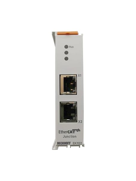 BECKHOFF EK1122 (052925), 2 X RJ45 Bus Interface, 220 MA,25 to +60 Degrees C, 2-Port, ETHERCAT Junction Module, IP20