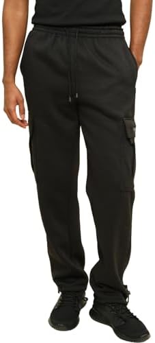 G-Style USA Mens Solid Fleece Heavyweight Cargo Pants