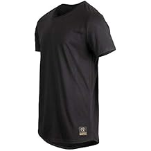 Kapow Meggings Men's Longline Scoop Hem 100% Cotton T-Shirt