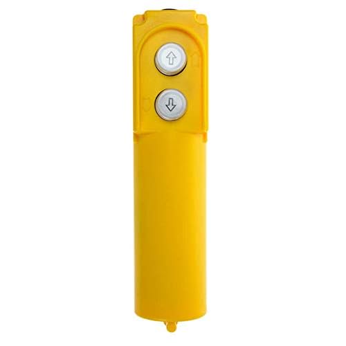 YXQ 2 Ways Hoist Up Down Switch Rainproof Pendant C0B-61DR Push Button Control Crane Station Heavy Machinery Yellow