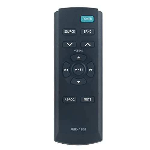 AIDITIYMI RUE-4202 Replacement Remote Control Compatible with Alpine Car Stereo CDE-HD137BT CDE-HD138BT CDE-HD148BT CDE-164BT CDE141 UTE93DAB CDE-190R IVA-D300R CDE-177BT CDE-178BT CDE 123R CDE-133BT