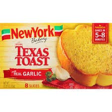 New York Bakery Garlic Texas Toast, 11.25 Ounce -- 12 per case.