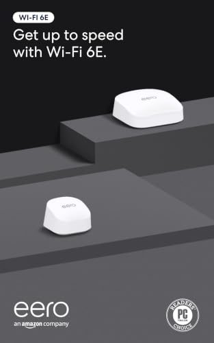 Amazon eero Pro 6E (1-pack) + Amazon eero 6+ (2-pack) mesh Wi-Fi 6 system