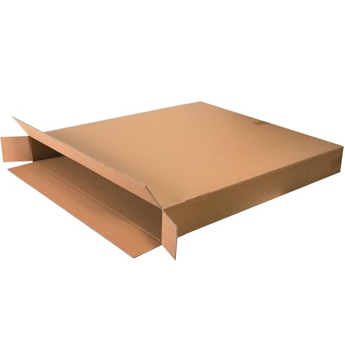 BOX USA Side Loading Shipping Boxes Large 36L x 6W x 42H 5-Pack - Corrugated Cardboard Box for Moving, Mailing, Packing, Packaging and Storage