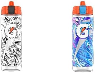 Gatorade Gx Marble Black (30 Oz) Gx Marble Blue (30 Oz) Squeeze Bottles