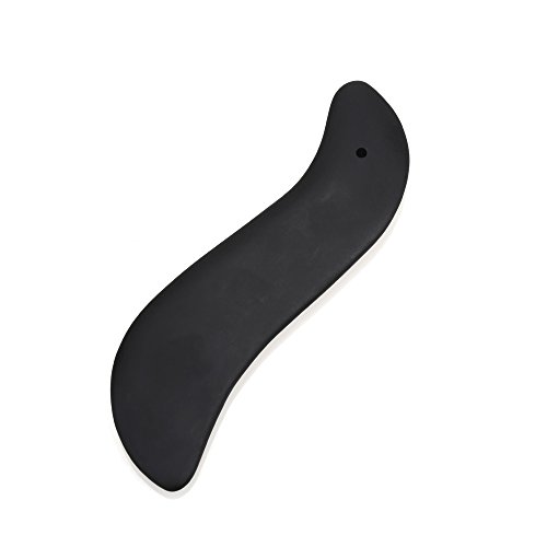IASTM S Shape Guasha Tools Facial Scraping Massage Tool Stone Gua Sha Board Natural Bian for SPA Massage Therapy on Face, Back, Neck,Shoulder