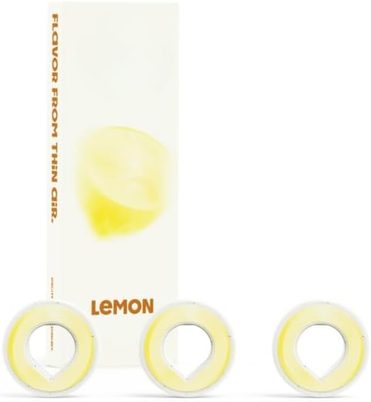 Citroen airarupu 3pack - airarupu original, accessories for drinking bottle, flavored pads, 0 calories - pu riA-airupupairupup - incl. 3 pods: Lemon