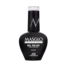MASGLO Gel Polish High-Pigment Long-Lasting UV LED Gel Nail Color, Soak-Off Glossy Manicure Lacquer, Salon-Quality Chip-Resistant Polish, 0.47 Oz